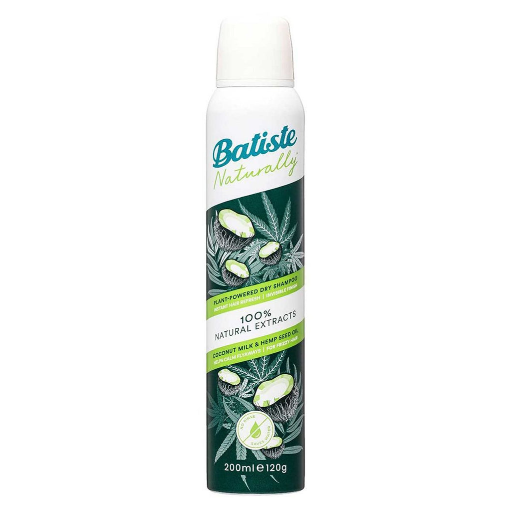 Batiste Naturally Dry Shampoo Coconut Milk & Hemp Seed Oil 200ml