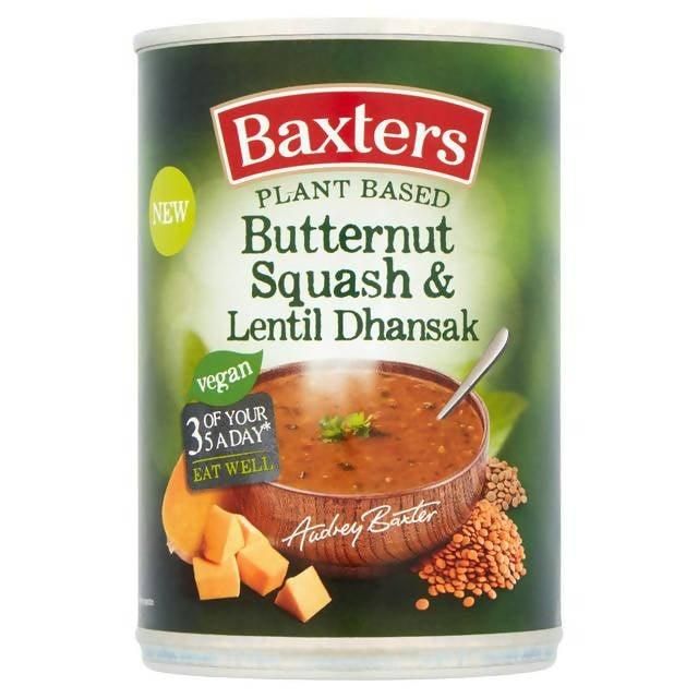 Baxters Plant Based Butternut Squash and Lentil Dhansak 380g