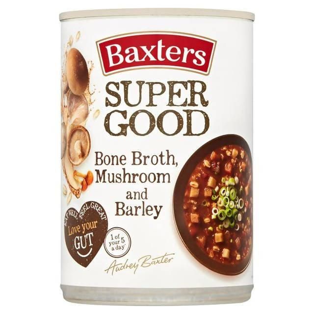 Baxters Super Good Bone Broth, Mushroom & Barley 400g