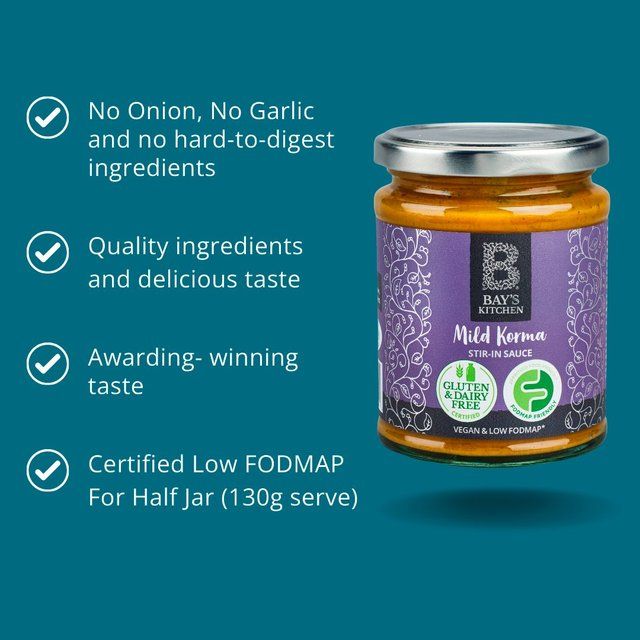 Bay's Kitchen Mild Korma Low Fodmap Stir-in Sauce   260g