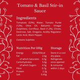 Bay's Kitchen Tomato & Basil Stir-in Low Fodmap Sauce   260g