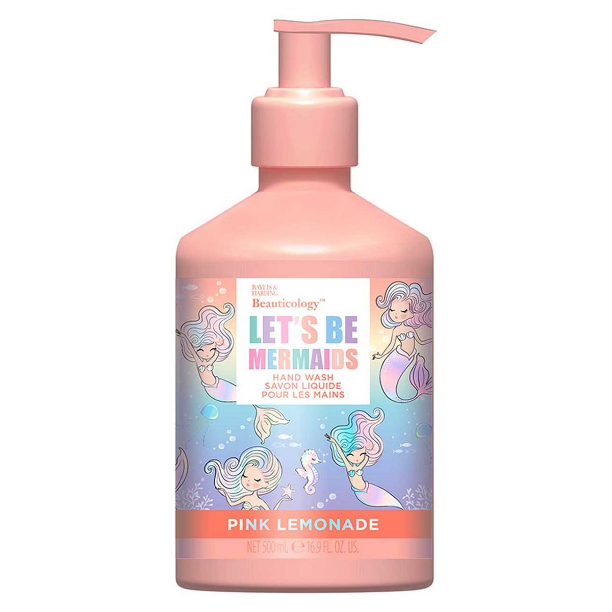 Baylis & Harding Beauticology Let's Be Mermaids Pink Lemonade Hand Wash 500ml - McGrocer