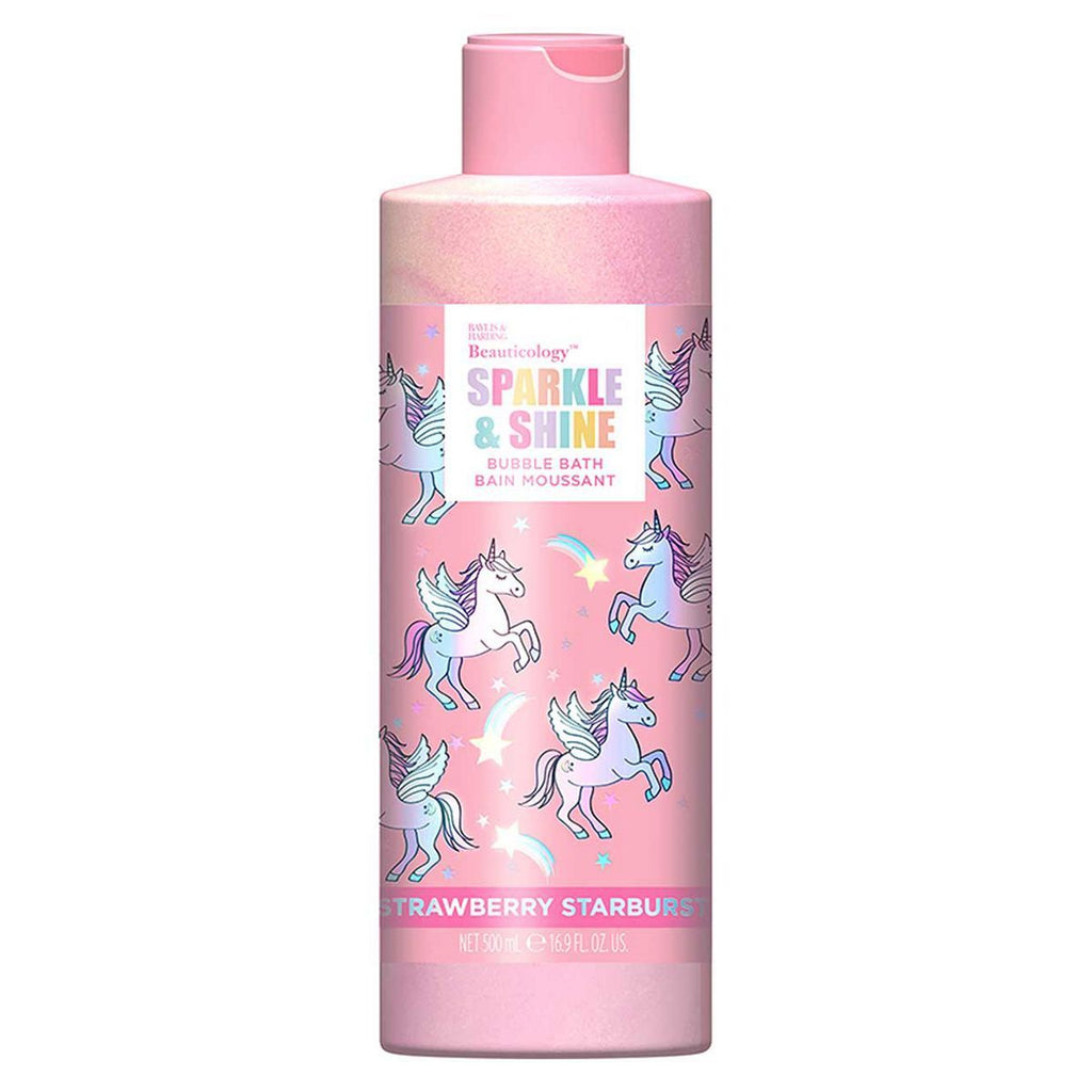 Baylis & Harding Beauticology Sparkle & Shine Strawberry Starburst Bubble Bath 500ml