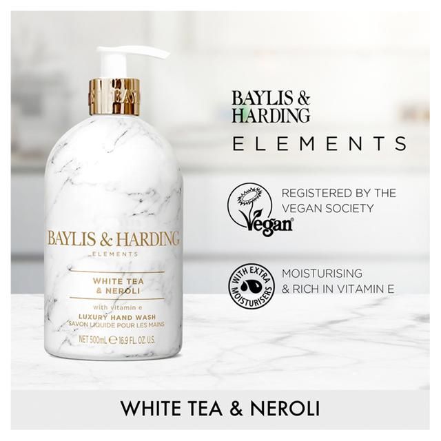 Baylis & Harding Elements Hand Wash - White Tea & Neroli   500ml