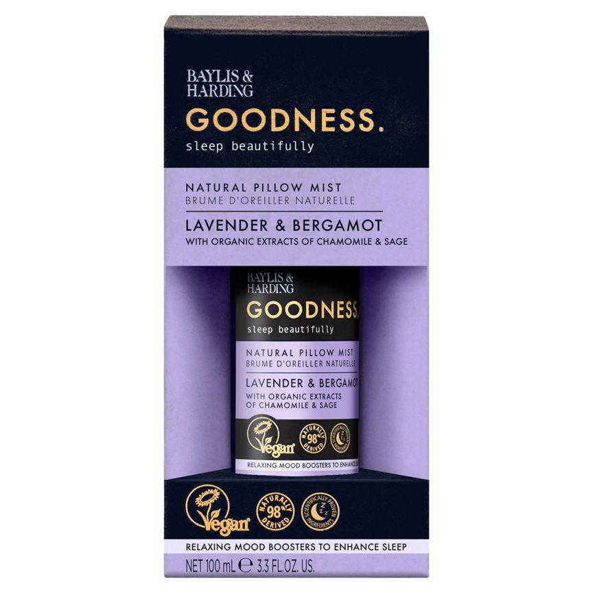 Baylis & Harding Goodness Natural Pillow Mist Lavender & Bergamot 100ml