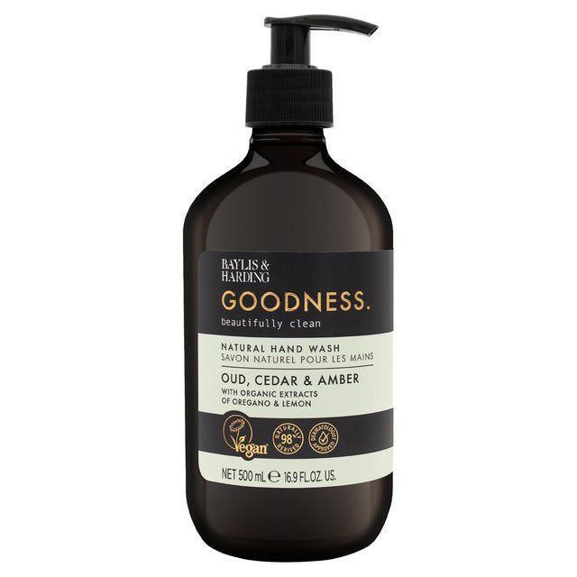 Baylis & Harding Goodness Oud Cedar & Amber Hand Wash   500ml