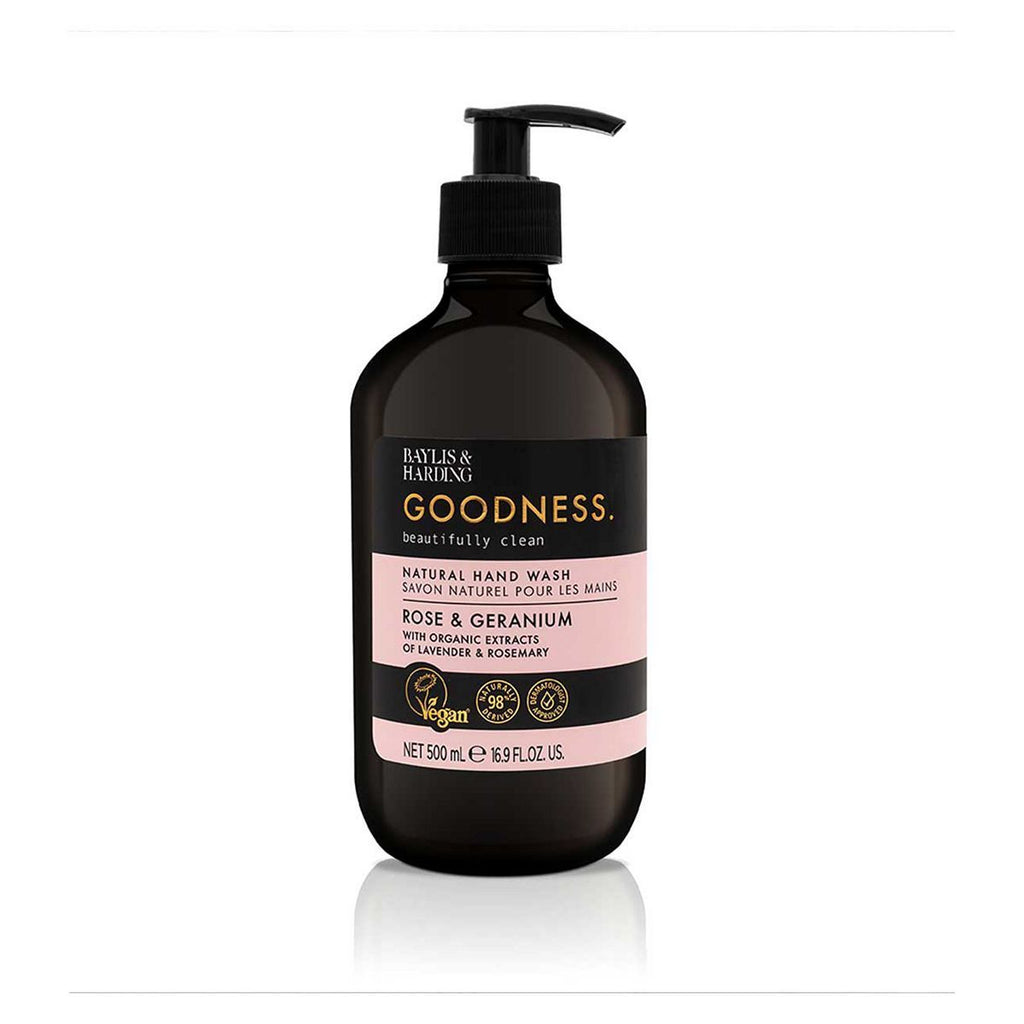 Baylis & Harding Goodness Rose & Geranium 500ml Hand Wash