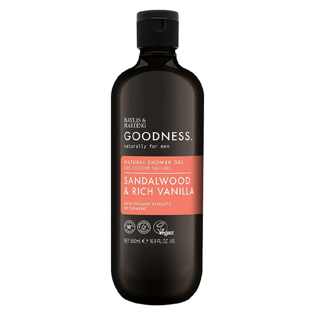 Baylis & Harding Goodness Sandalwood & Vanilla Natural Shower Gel 500ml