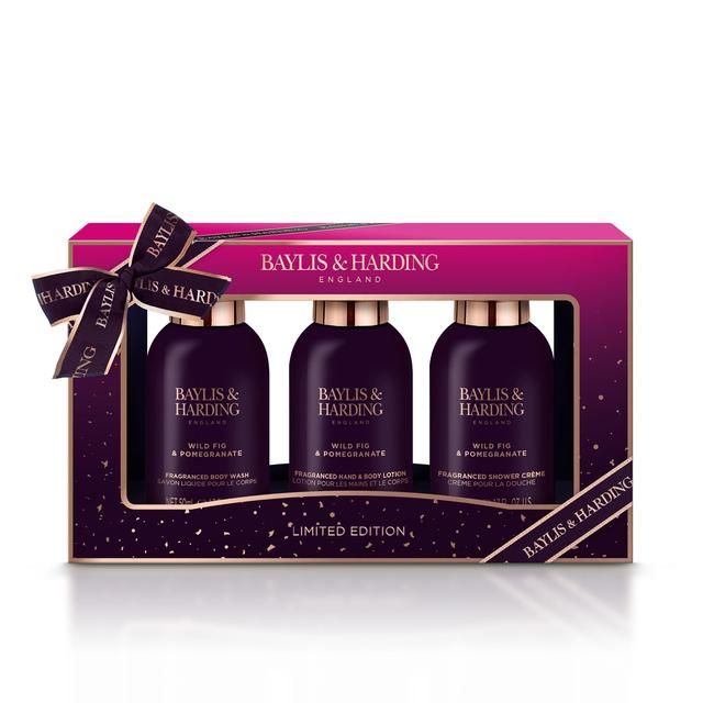 Baylis & Harding Wild Fig & Pomegranate Trio Gift Set