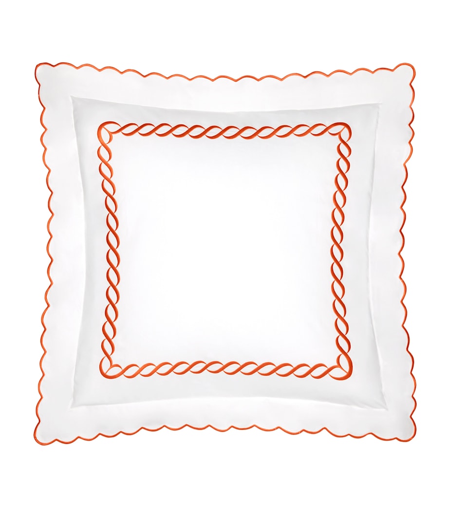 Pratesi Treccia Oxford pillowcase 65x65cm, UK version