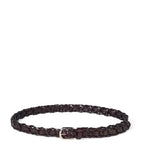 Brunello Cucinelli woven leather belt, UK version