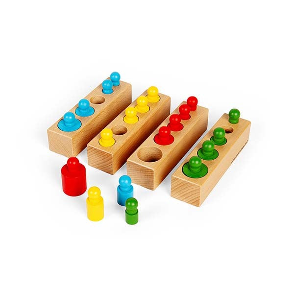 Bigjigs Toys Wooden Peg Blocks Sorting Toy GOODS Superdrug   