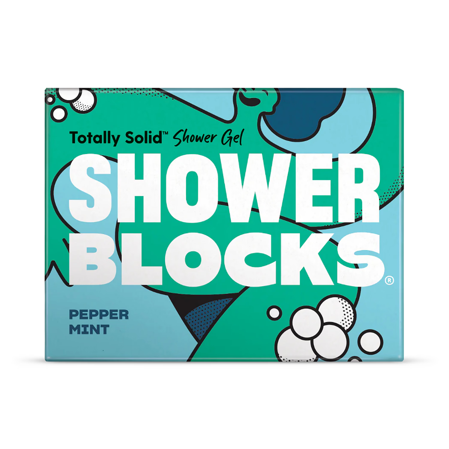 Solid shower gel with peppermint - British product