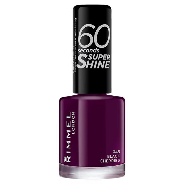 Rimmel nail polish Black Cherries 8ml, imported from the UK