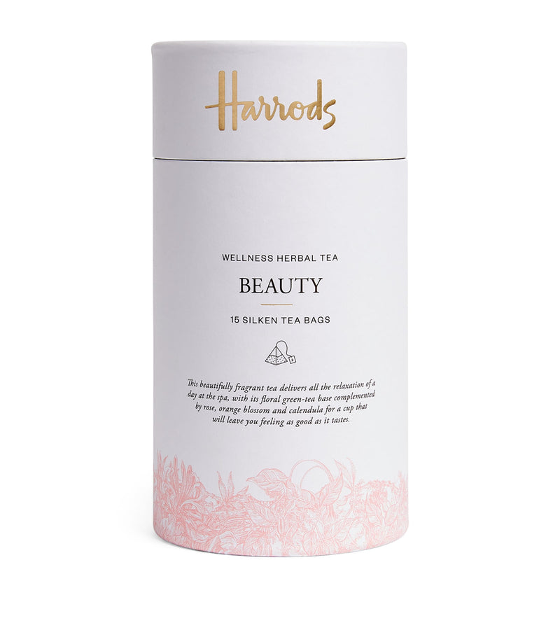 Harrods Beauty Wellness Herbal Tea 15 Tea Bags, UK version