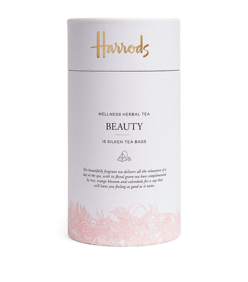 Harrods Beauty Wellness Herbal Tea 15 Tea Bags, UK version