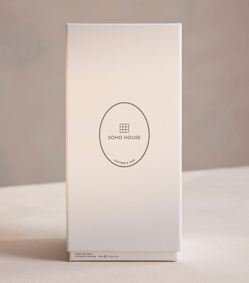Soho Home Leather & Oud reed diffuser 150ml (British brand)