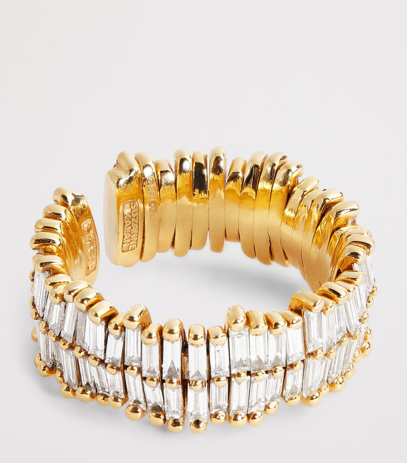 Suzanne Kalan eternity ring yellow gold size 7 - British product