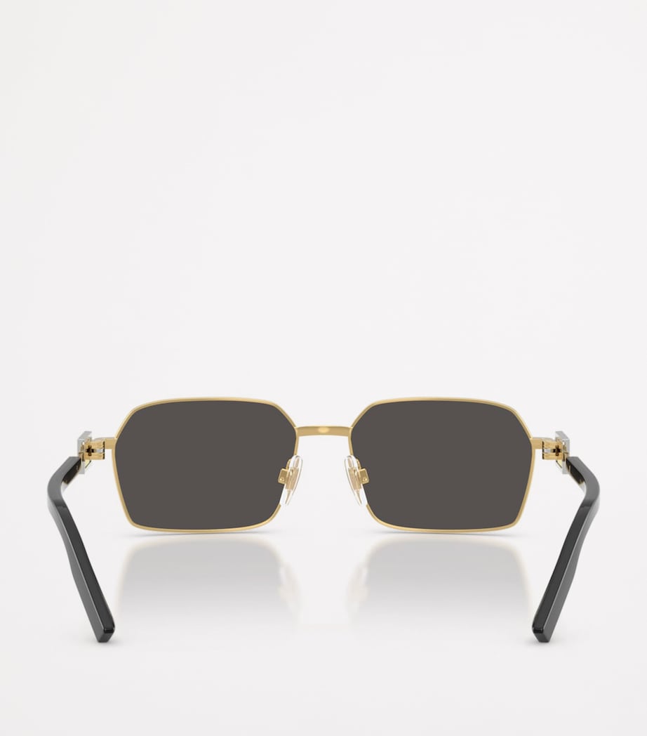 Dolce&Gabbana wire-frame rectangular sunglasses, imported from the UK