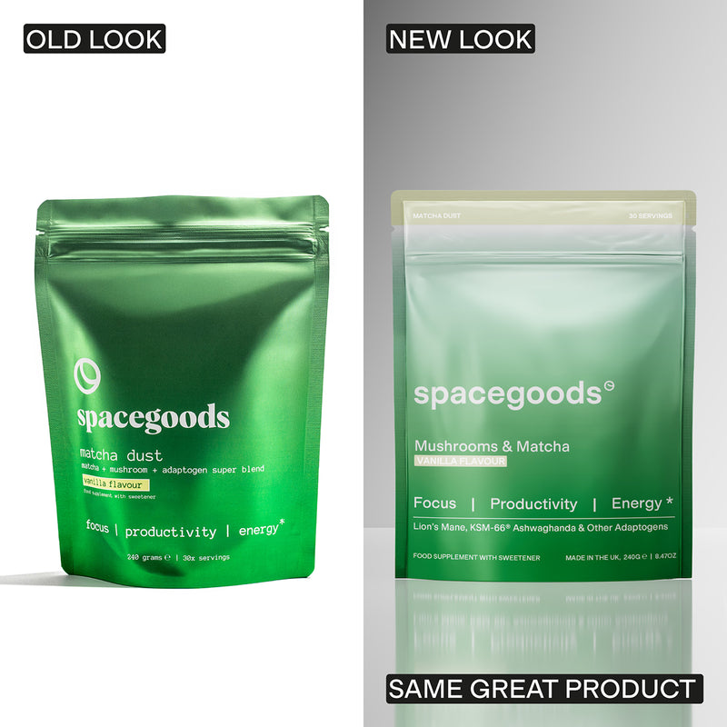 Spacegoods Matcha Dust superfood blend 240g (British brand)