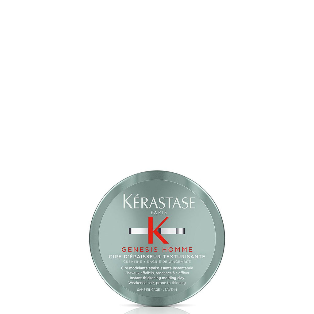 Kérastase Genesis Homme, Instant Thickening Moulding Men's Hair Clay, For Weakened & Thinning Hair, 75ml