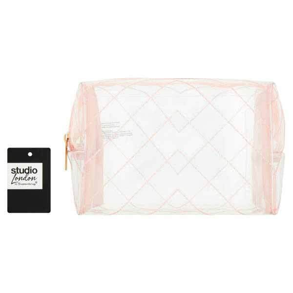 Studio Pvc Organizer Stitching Light Pink GOODS Superdrug   