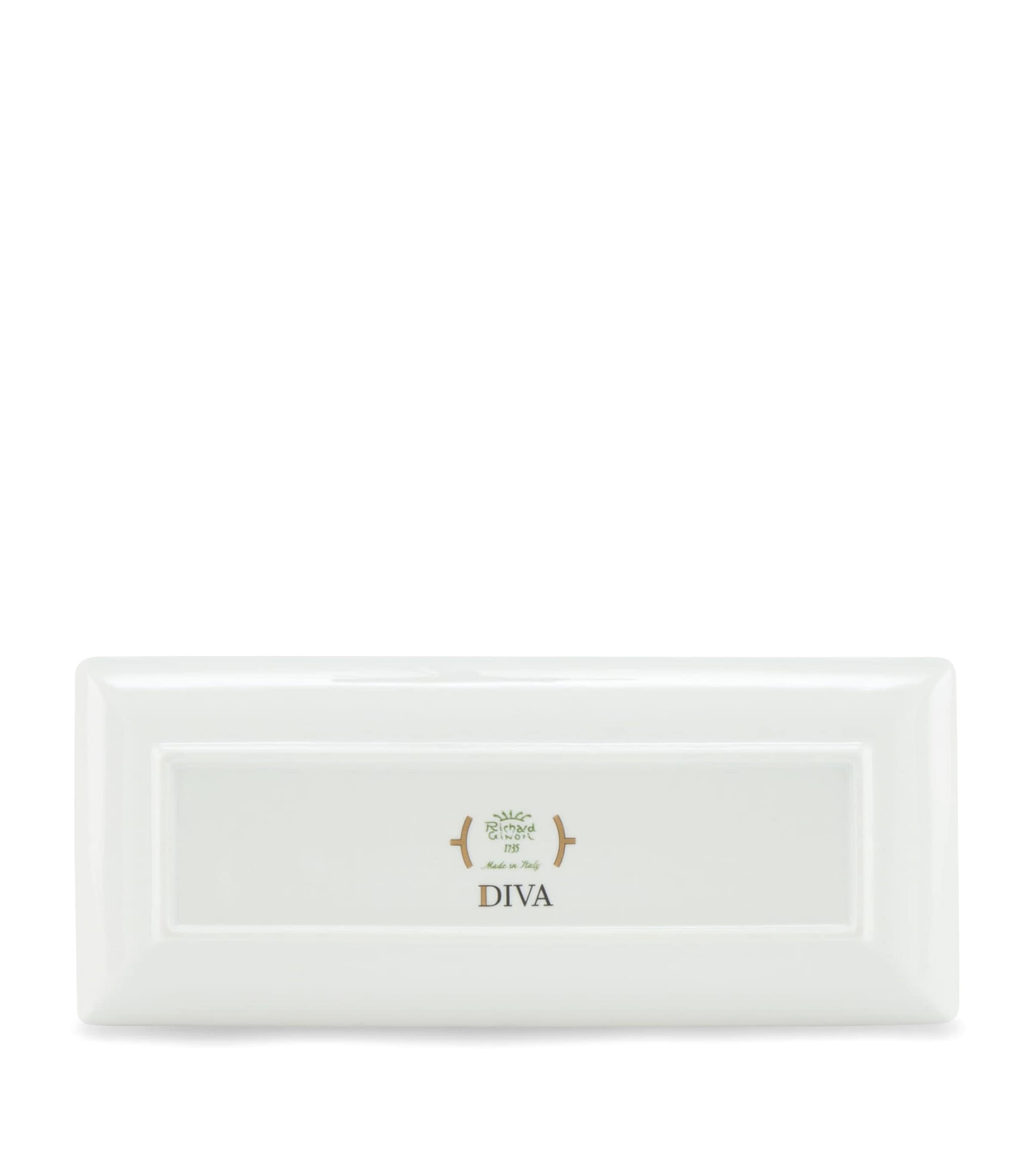 GINORI 1735 Porcelain Colonna Diva Rectangular Change Tray 28cm, UK version
