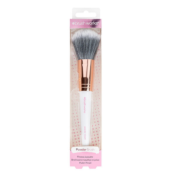 Brushworks White & Gold Powder Brush