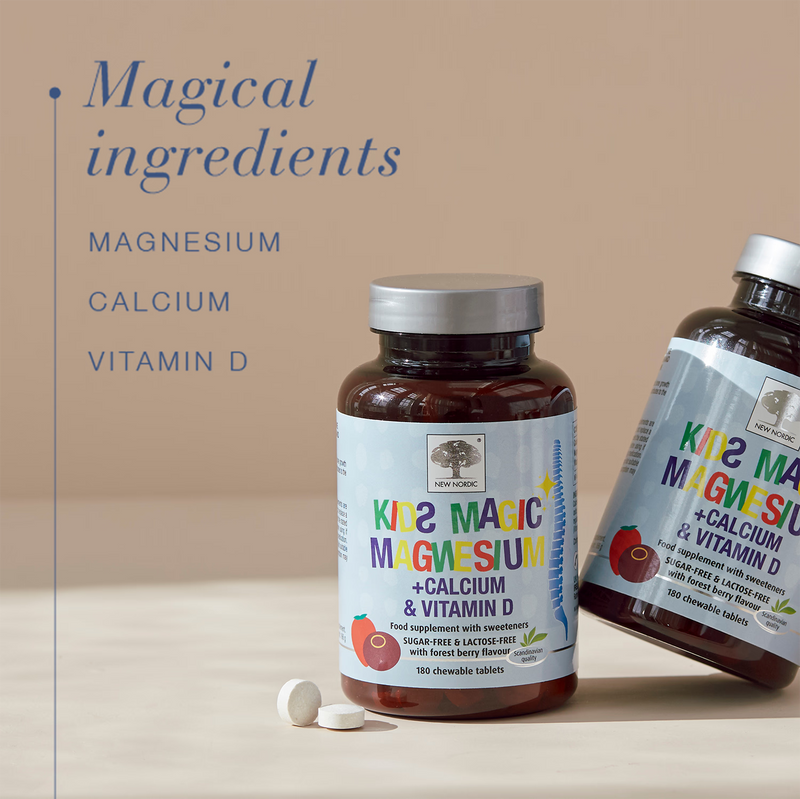 New Nordic Kids Magic Magnesium chewable tablets 180 - British product