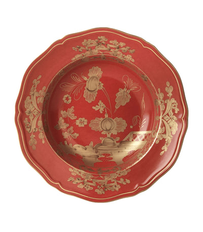 Harrods GINORI 1735 Oriente Italiano Rubrum Soup Plate 24cm- Buy online at McGrocer