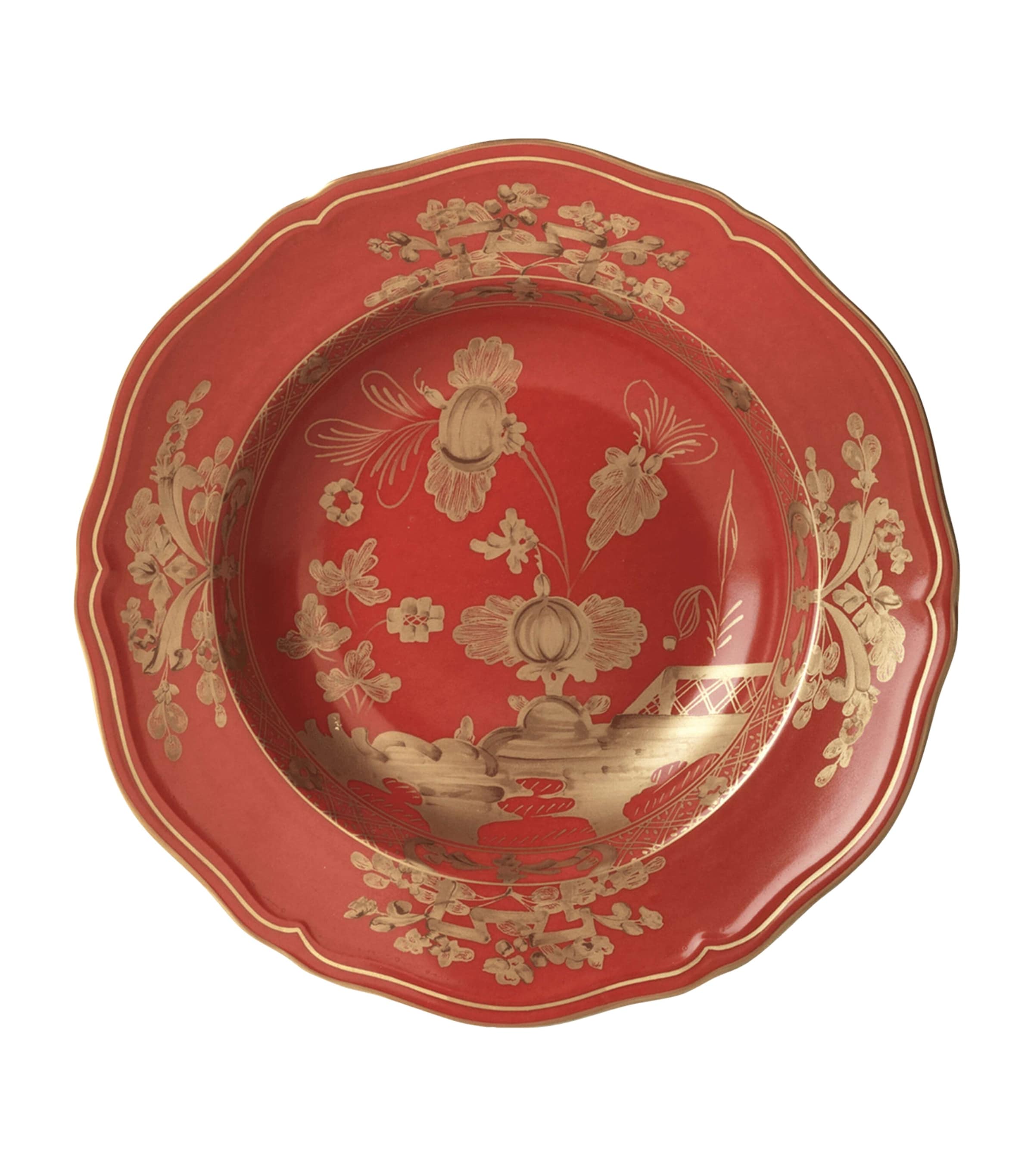 GINORI 1735 Oriente Italiano Rubrum soup plate 24cm, UK version