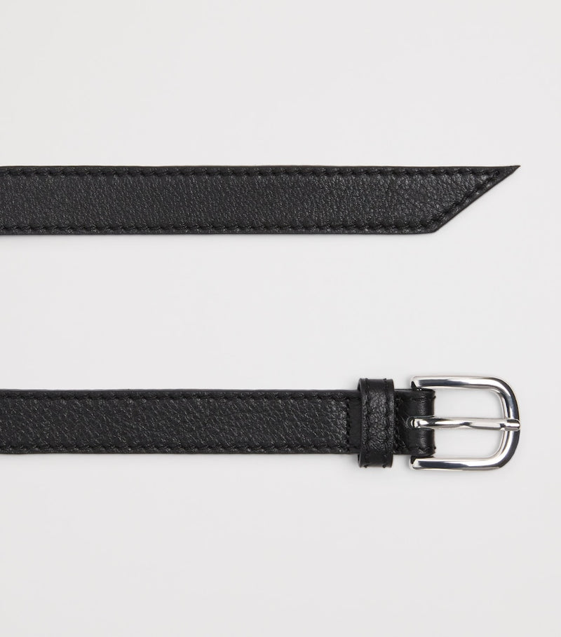 Eleventy Gürtel aus genarbtem Leder 2cm, importiert aus dem Vereinigten Königreich