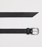 Eleventy Gürtel aus genarbtem Leder 2cm, importiert aus dem Vereinigten Königreich