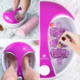 Rio Deluxe Foot Spa Massager purple (British brand)
