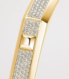 Messika Moderniste gold diamond bangle 1.25ct, imported from the UK