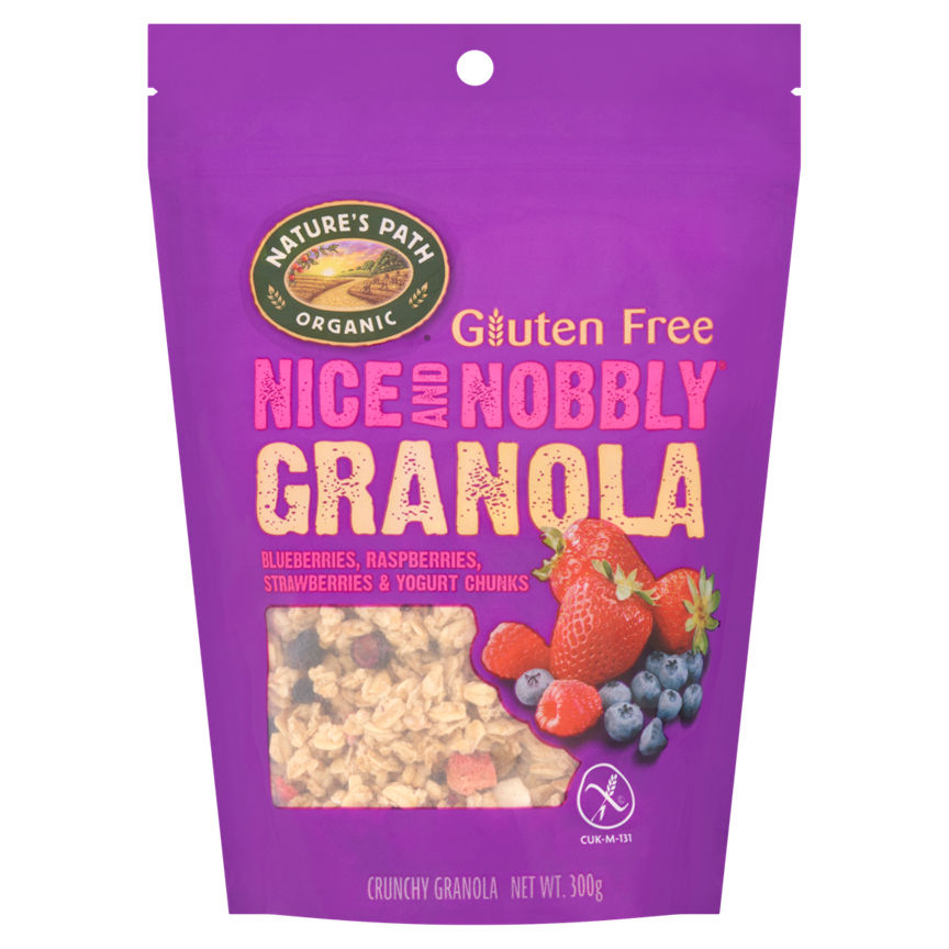 Nature's Path Organic Granola Blueberries, Raspberries, Strawberries & Yogurt Chunks GOODS ASDA   