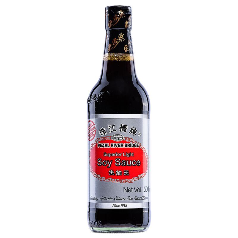 Pearl River Bridge superior light soy sauce large bottle, UK version