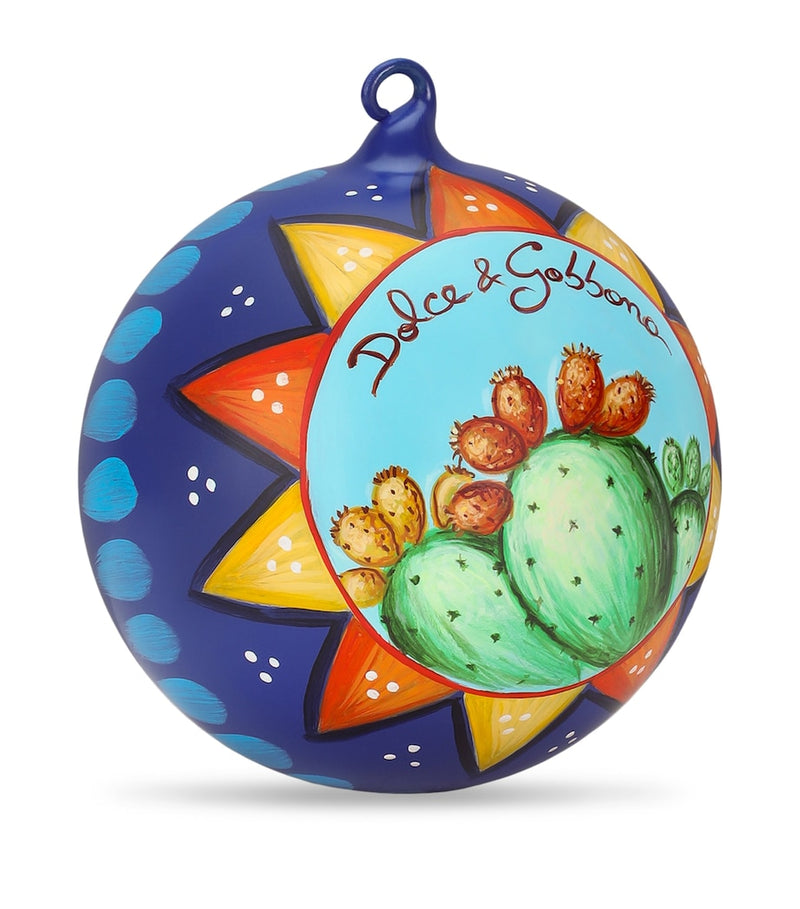Dolce&Gabbana hand-painted Carretto Siciliano bauble 13cm, UK version