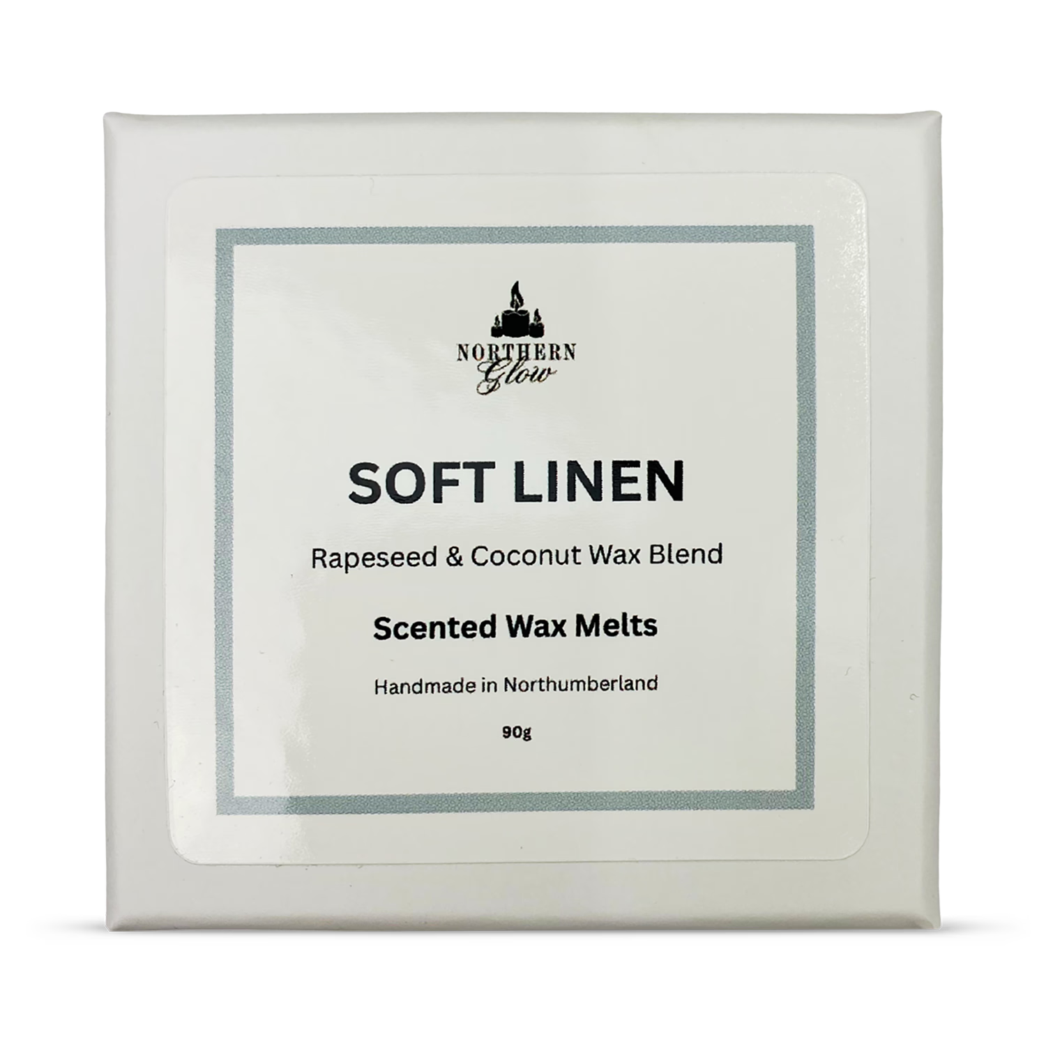 Scented wax melt Soft Linen 90g hand poured natural blend (British brand)