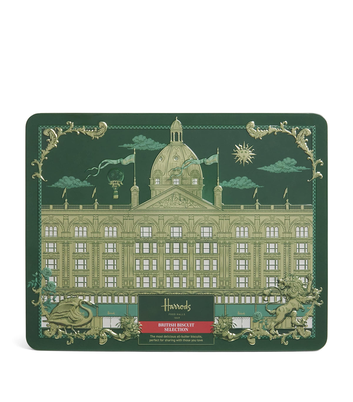 Harrods biscuit selection tin 550g, UK version