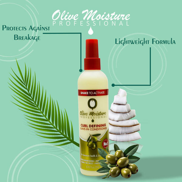 Olive Moisture Curl Defining Leave In Conditioner, imported from the UK
