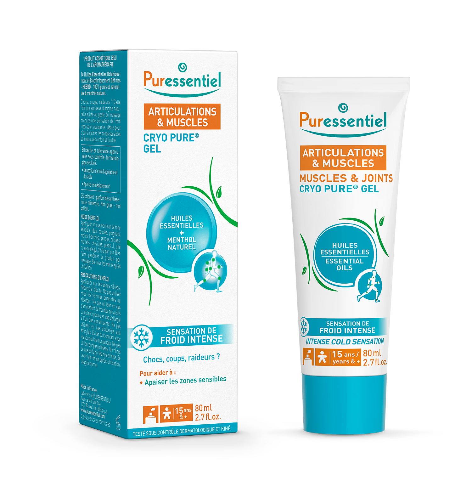 Puressentiel Cryo Pure cooling gel 80 ml, UK version