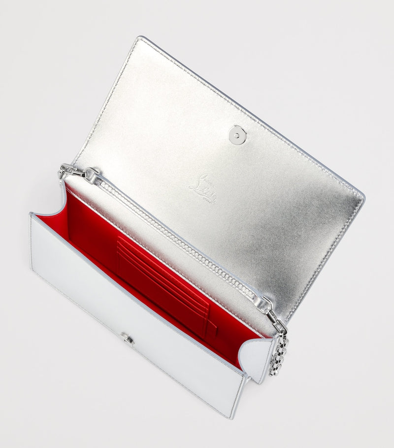 Christian Louboutin Bettina patent leather clutch bag (British brand)