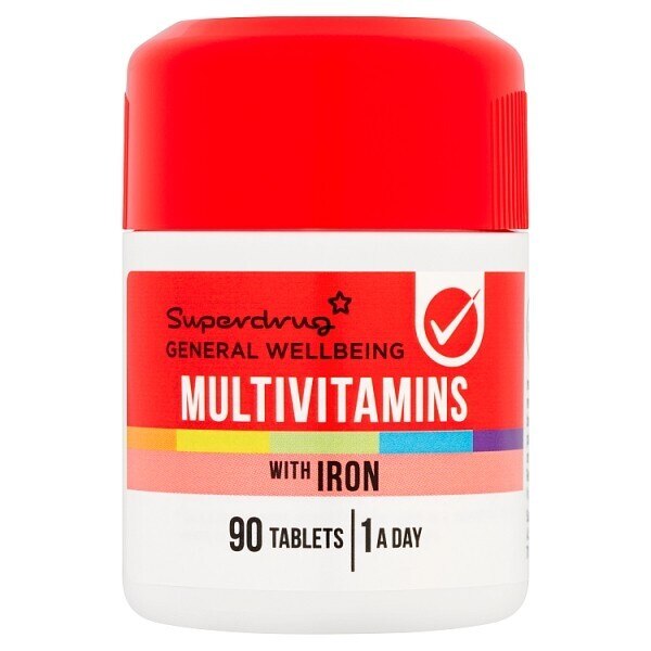 S/D MULTI-VITAMINS WITH IRON 90S GOODS Superdrug   