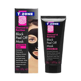 T-Zone Charcoal & Bamboo Black Peel Off Mask 50ml GOODS Superdrug   