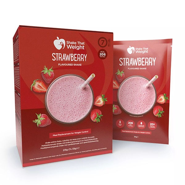 Shake That Weight Strawberry Meal Replacement Shake 7 Pack