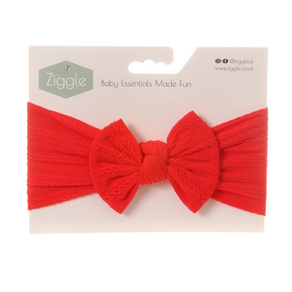 Ziggle baby top bow turban headband, UK version