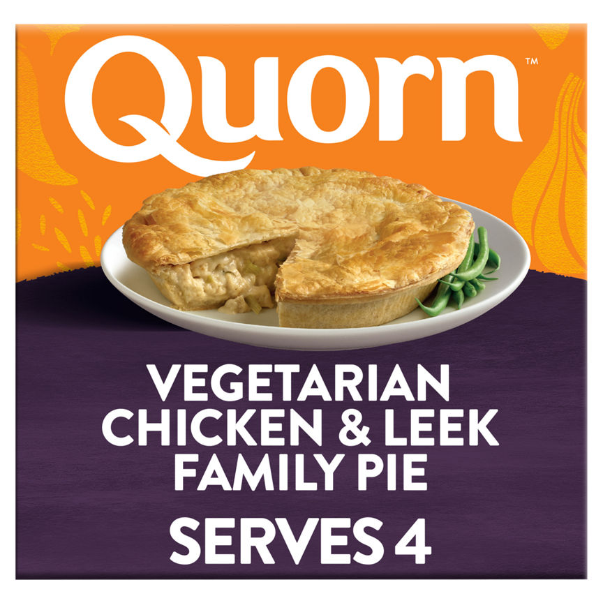 Quorn Vegetarian Chicken & Leek Family Pie GOODS ASDA   