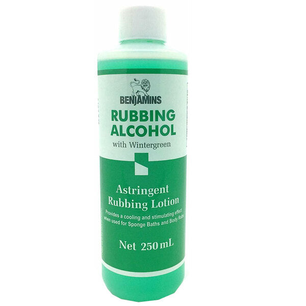 Benjamins Rubbing Alcohol Wintergreen 250ml - British product