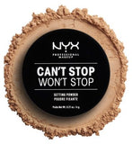 NYX Professional Makeup Can't Stop Won't Stop Setting Powder Vegetarian & Vegan Boots Medium  